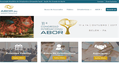 Desktop Screenshot of aborrn.org.br